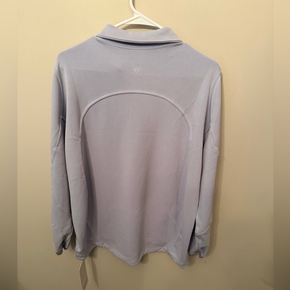 NWT Softstreme Oversized Half-Zip (NOT Cropped), Serene Blue color (light lilac) - Picture 2 of 2